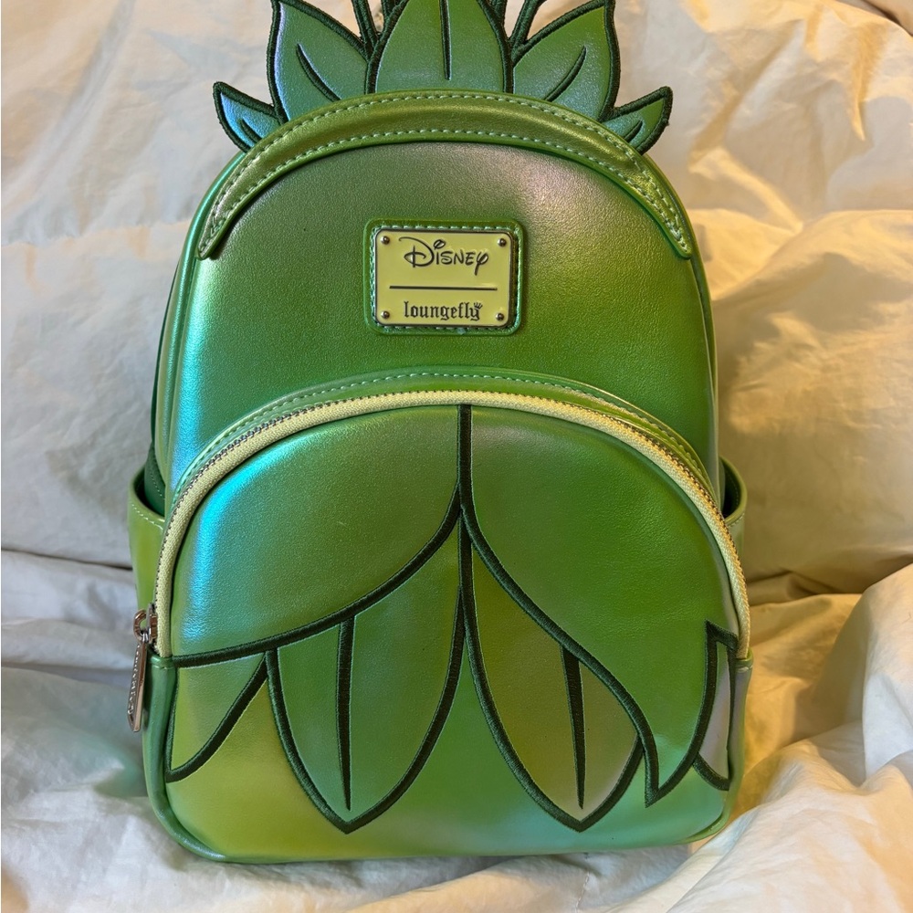 Loungefly Iridescent Green Pineapple Leaf Mini Backpack